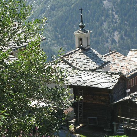 Alpia 26 - Zwei Zimmerwohnung In Traditionellem Walliser Haus Gasenried Eksteriør bilde
